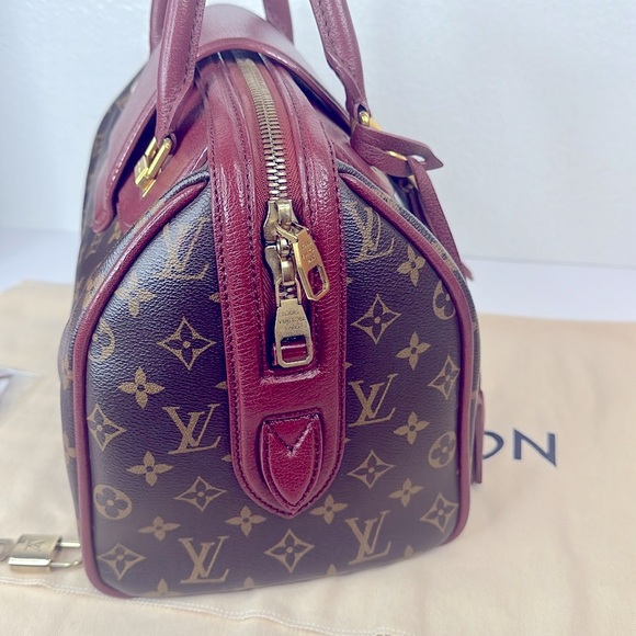 LV24 Louis Vuitton Bordeaux Monogram limited edition golden arrow speedy bag. - Picture 4 of 11